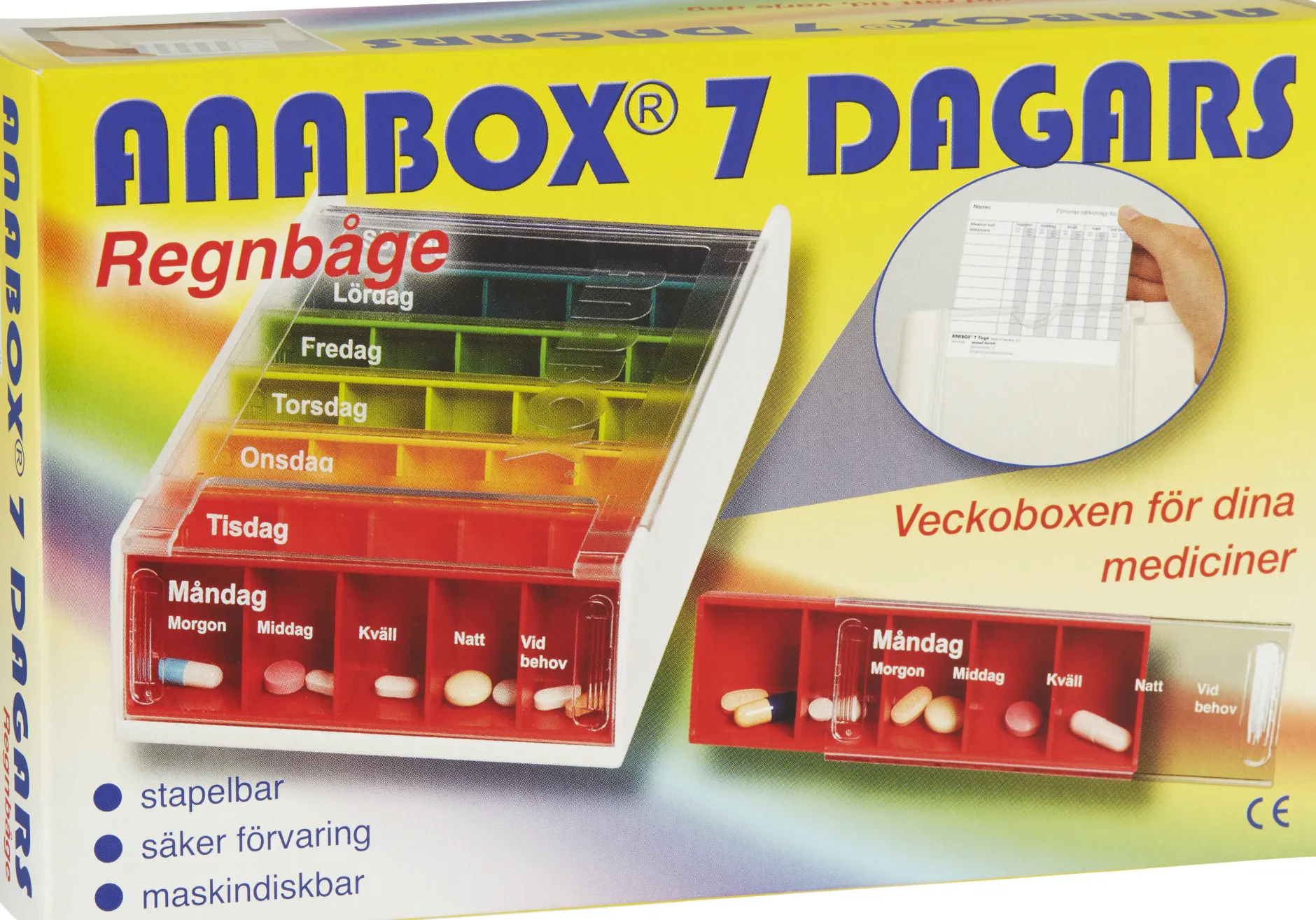 ANABOX 7 Dagars Doseringsask