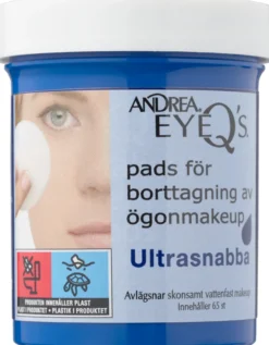 Andrea EyeQ's Ultra-Quick Makeup Remover Pads 65 st