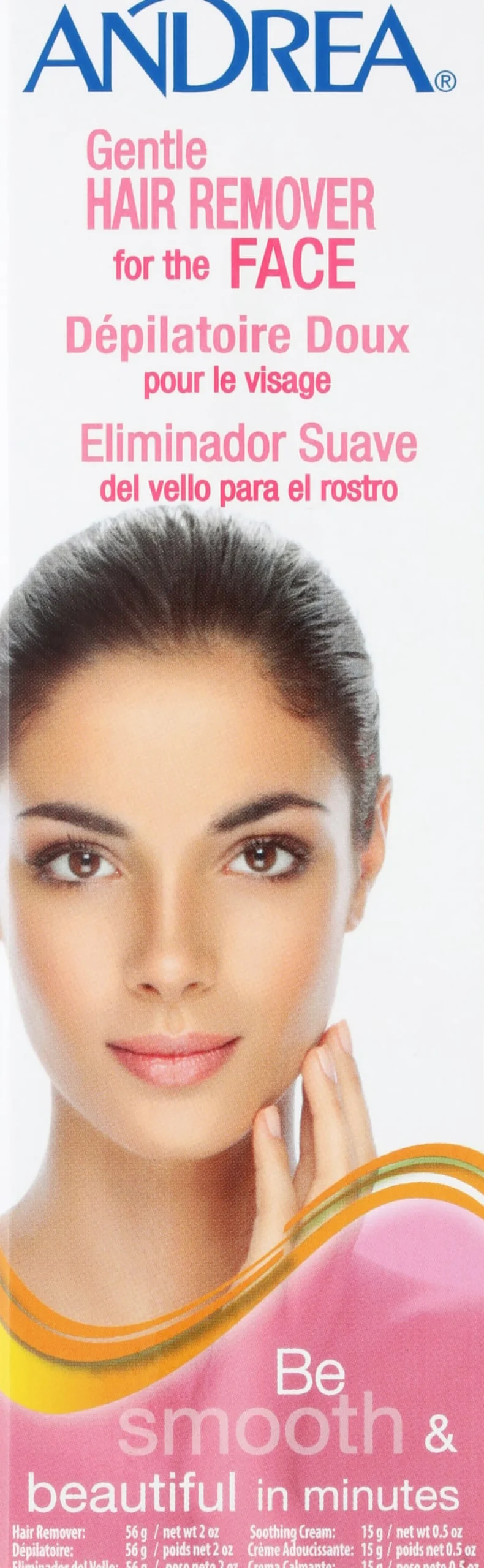 Andrea Gentle Hair Remover Face 56 g + 15 g
