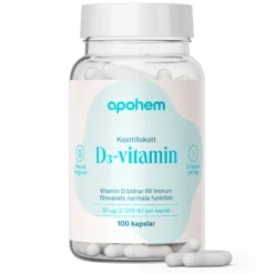 Apohem D-vitamin 50 µg 100 kapslar