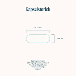 Apohem Magnesium 250 mg 90 kapslar