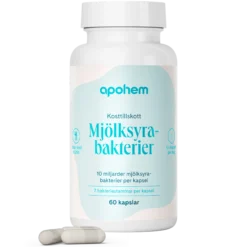 Apohem Mjölksyrabakterier 10 miljarder 7 stammar 60 kapslar