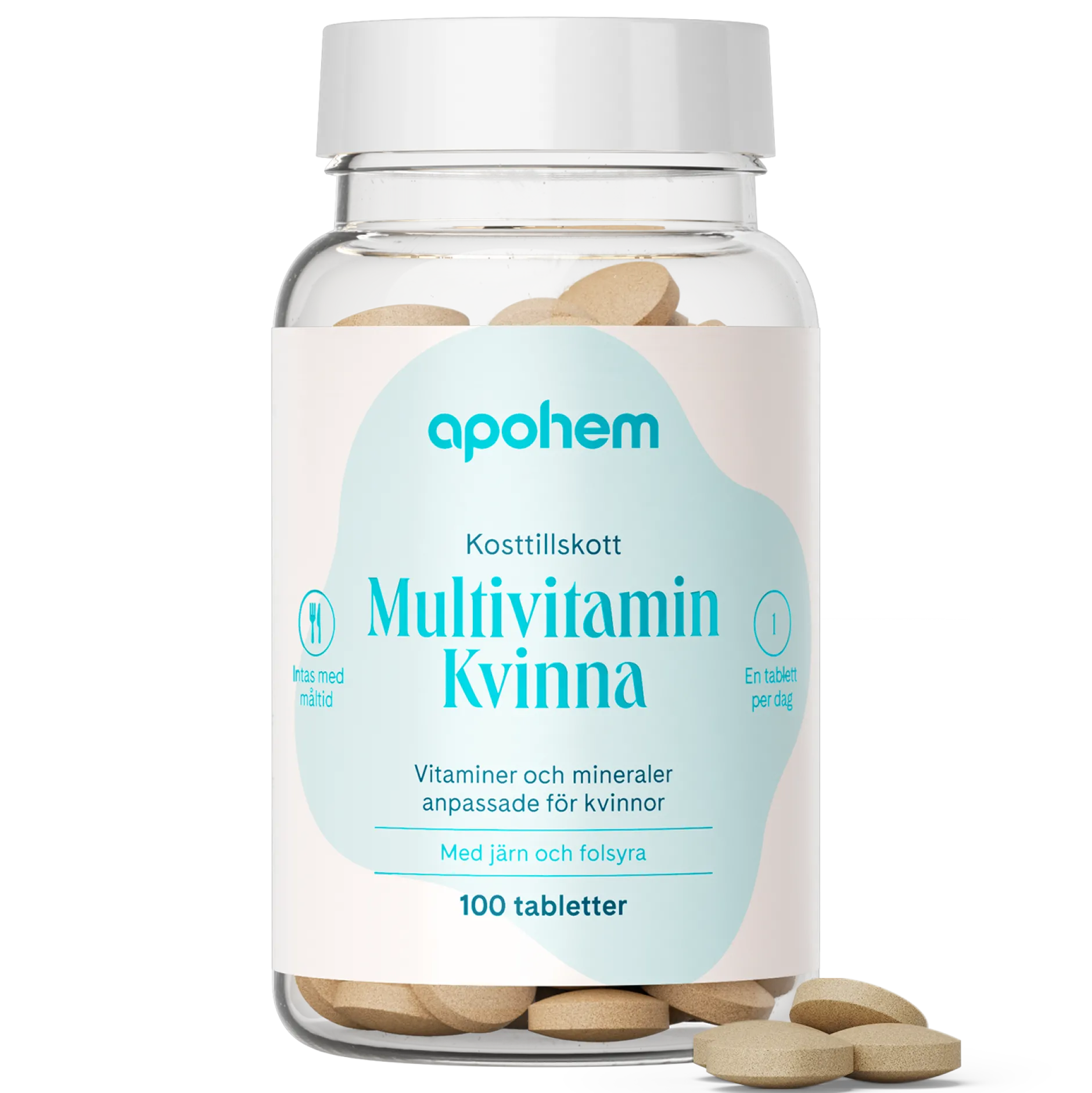 Apohem Multivitamin Kvinna 100 tabletter
