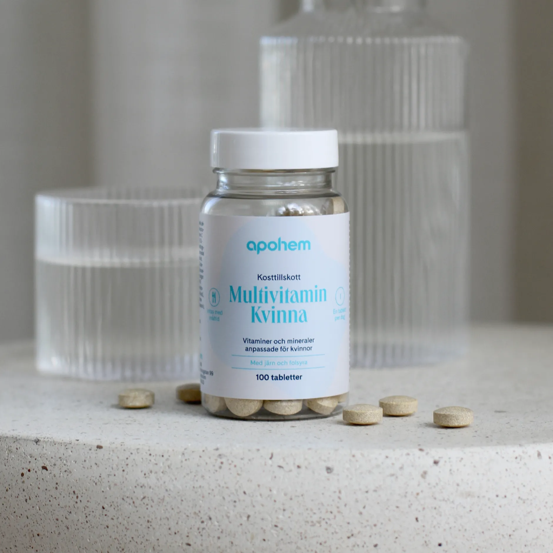 Apohem Multivitamin Kvinna 100 tabletter