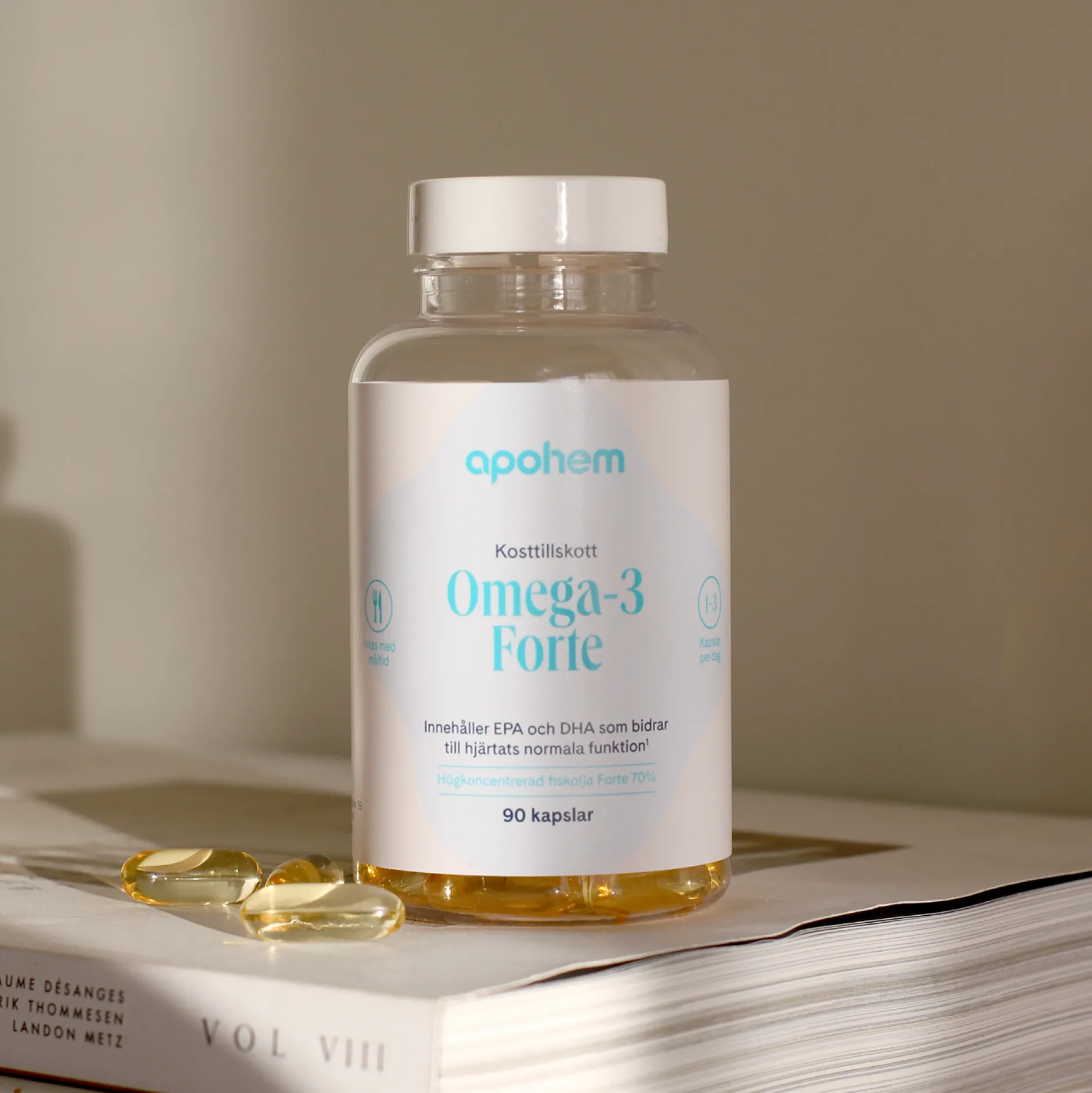 Apohem Omega-3 Forte 70% 90 kapslar