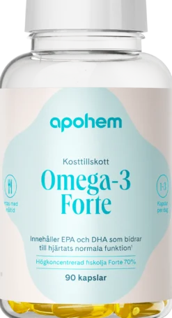 Apohem Omega-3 Forte 70% 90 kapslar