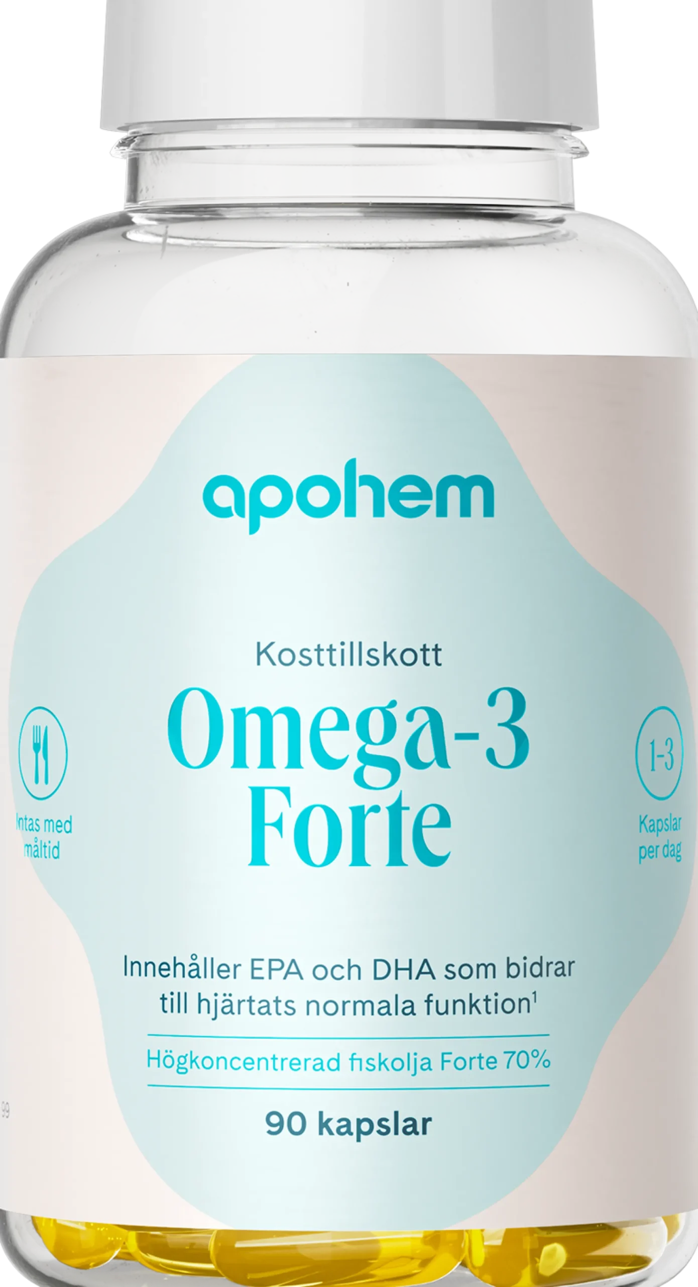 Apohem Omega-3 Forte 70% 90 kapslar