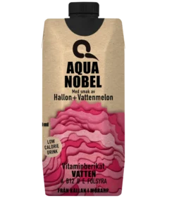 Aqua Nobel Vitaminvatten Hallon & Vattenmelon 500 ml
