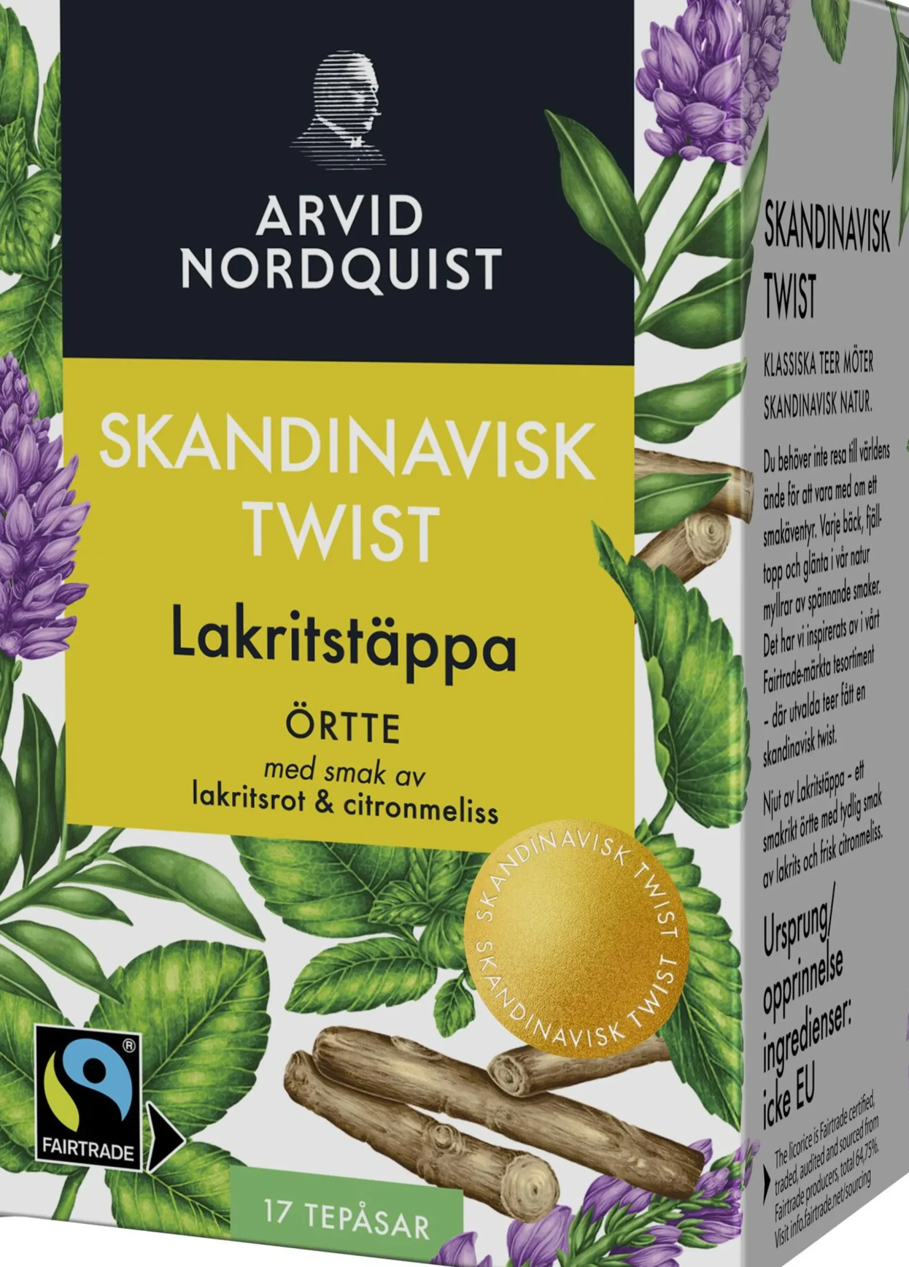 Arvid Nordquist Te Lakritstäppa 17 st