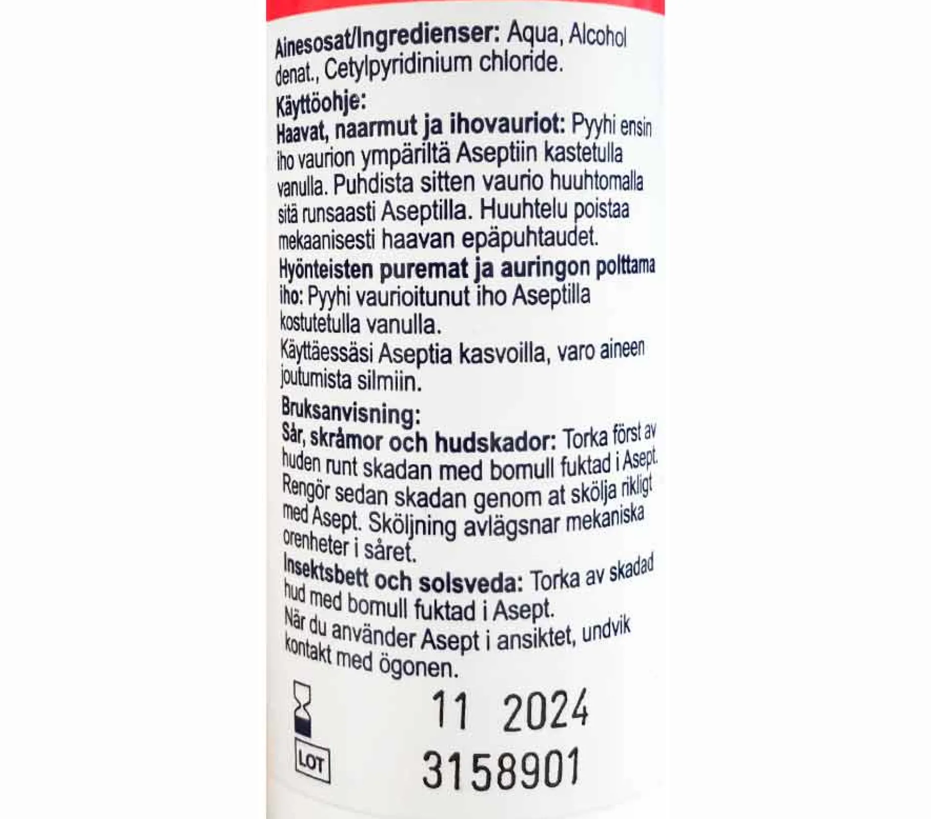 Asept Multifunktionell Antiseptisk Spray 100 ml