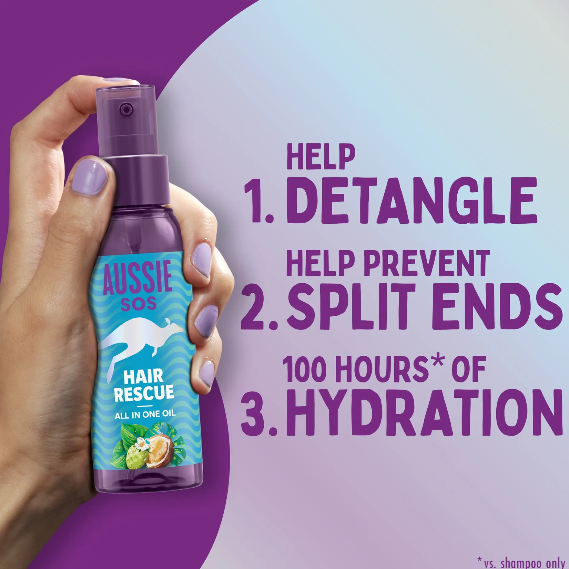 Aussie SOS Hair Rescue All In One Hårolja 100ml