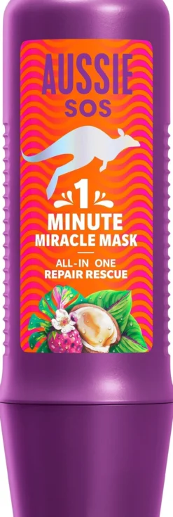 Aussie SOS 1 Minute Miracle All In One Repair Rescue Hårinpackning 250ml