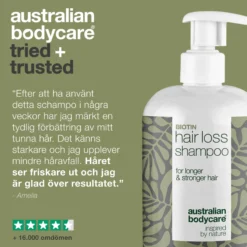 Australian Bodycare Håravfall Schampo med Biotin 500 ml