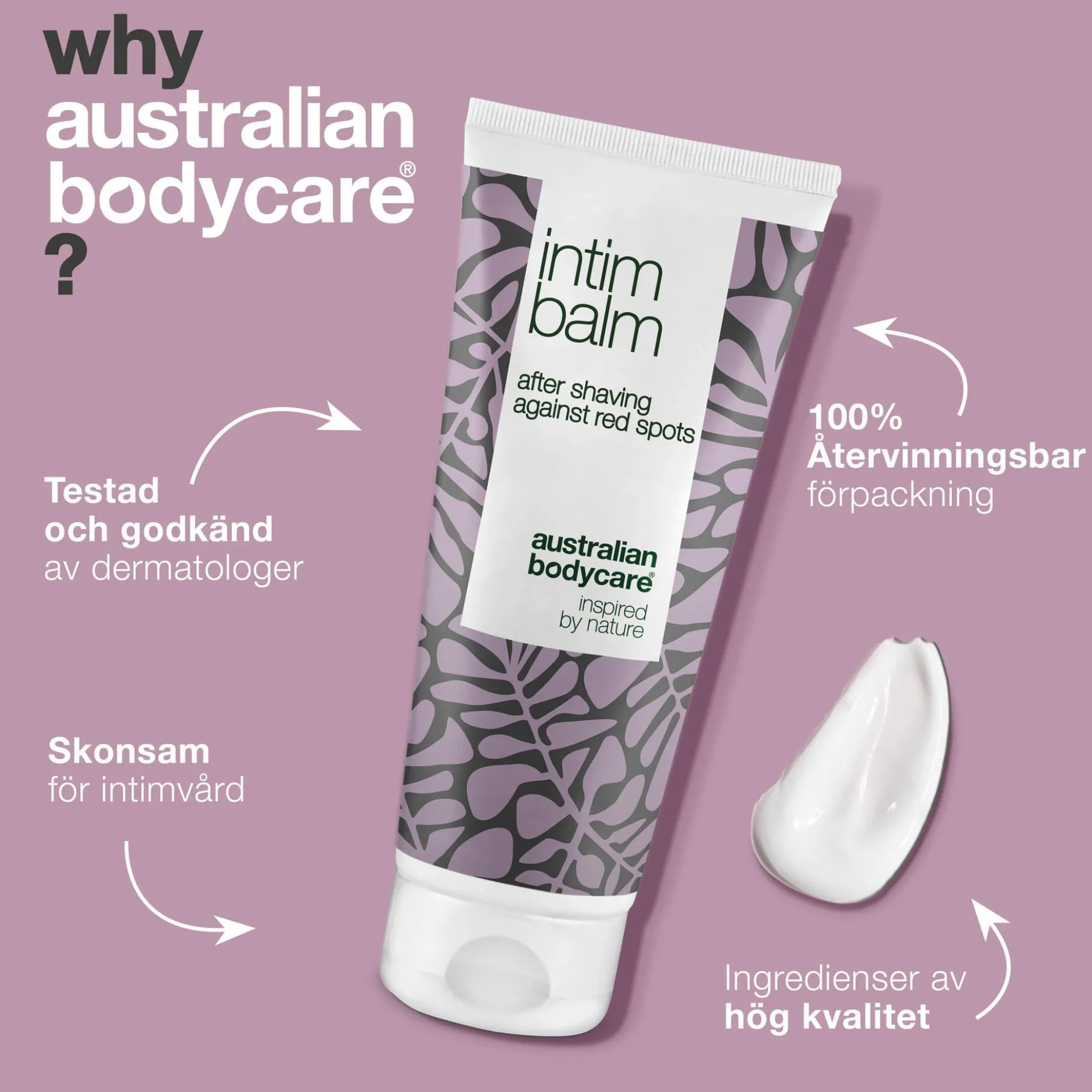 Australian Bodycare Intim Aftershave mot röda prickar 100 ml