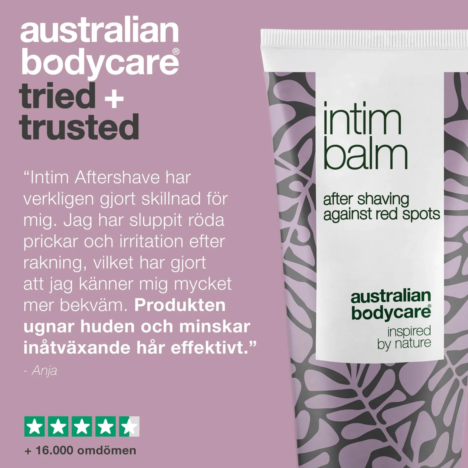 Australian Bodycare Intim Aftershave mot röda prickar 100 ml