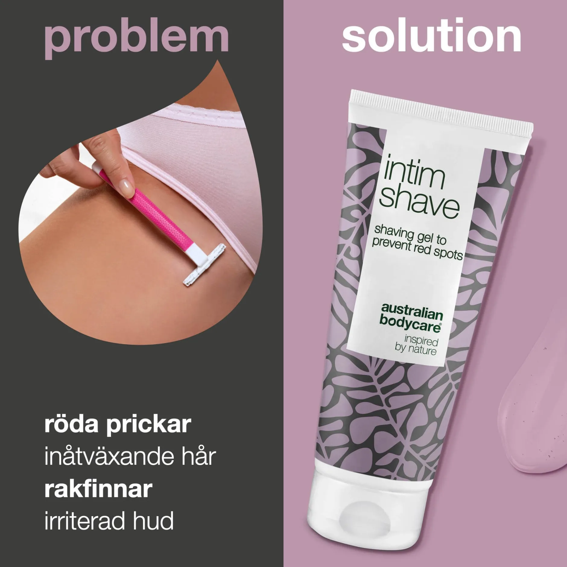Australian Bodycare Intim rakgel mot röda rakfinnar 100 ml