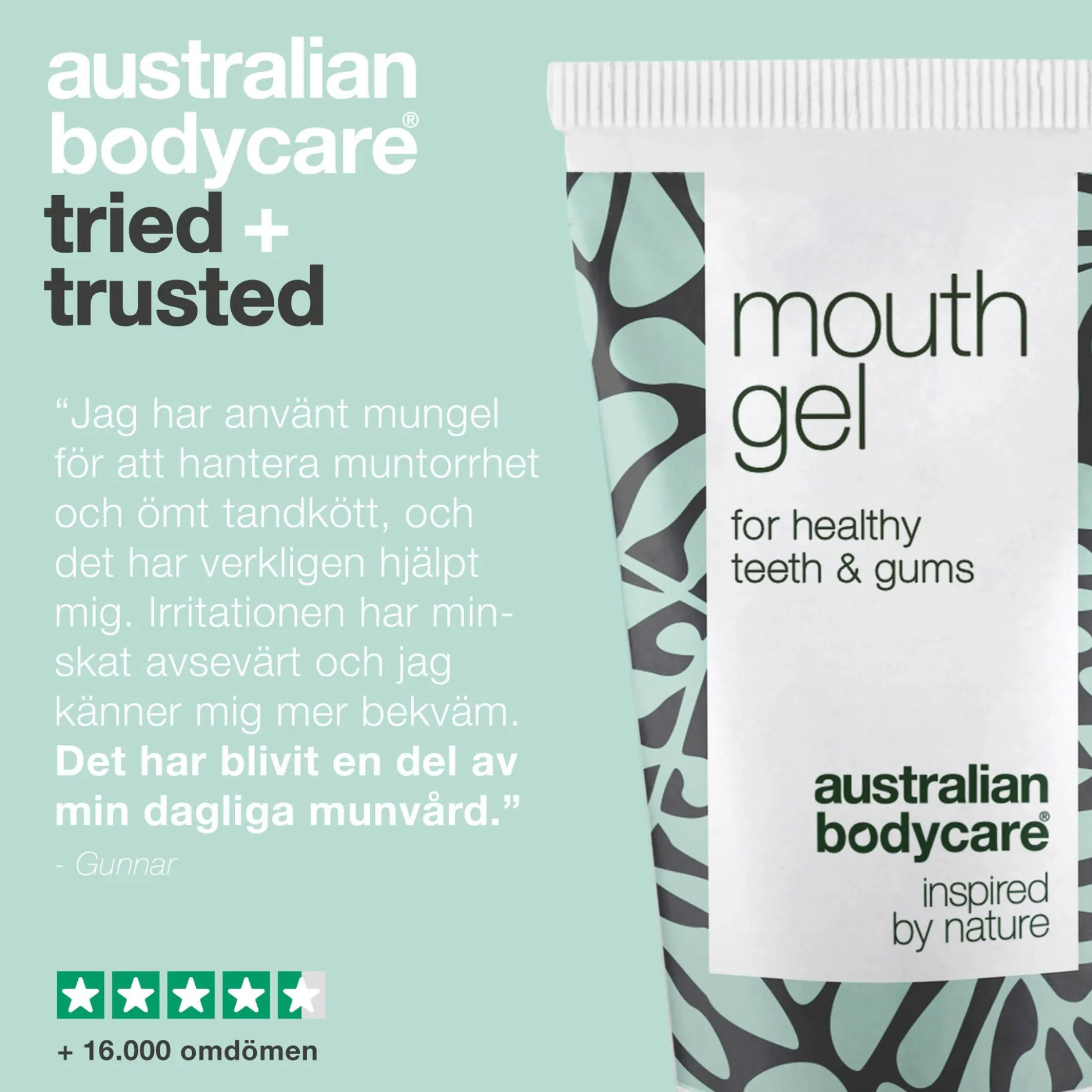 Australian Bodycare Mungel för muntorrhet och ömt tandkött 50 ml