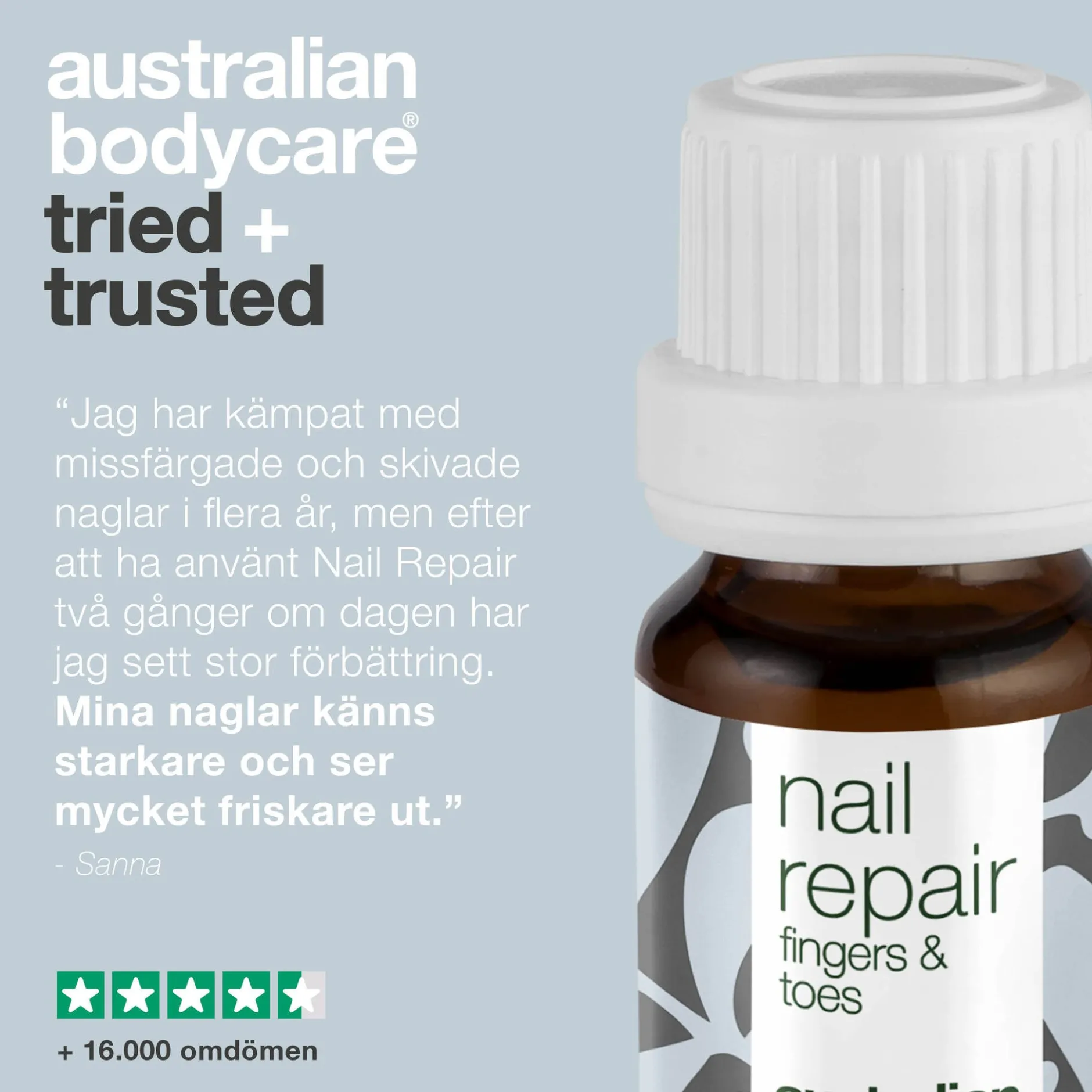 Australian Bodycare Nagelolja för skivade och gula naglar 10 ml