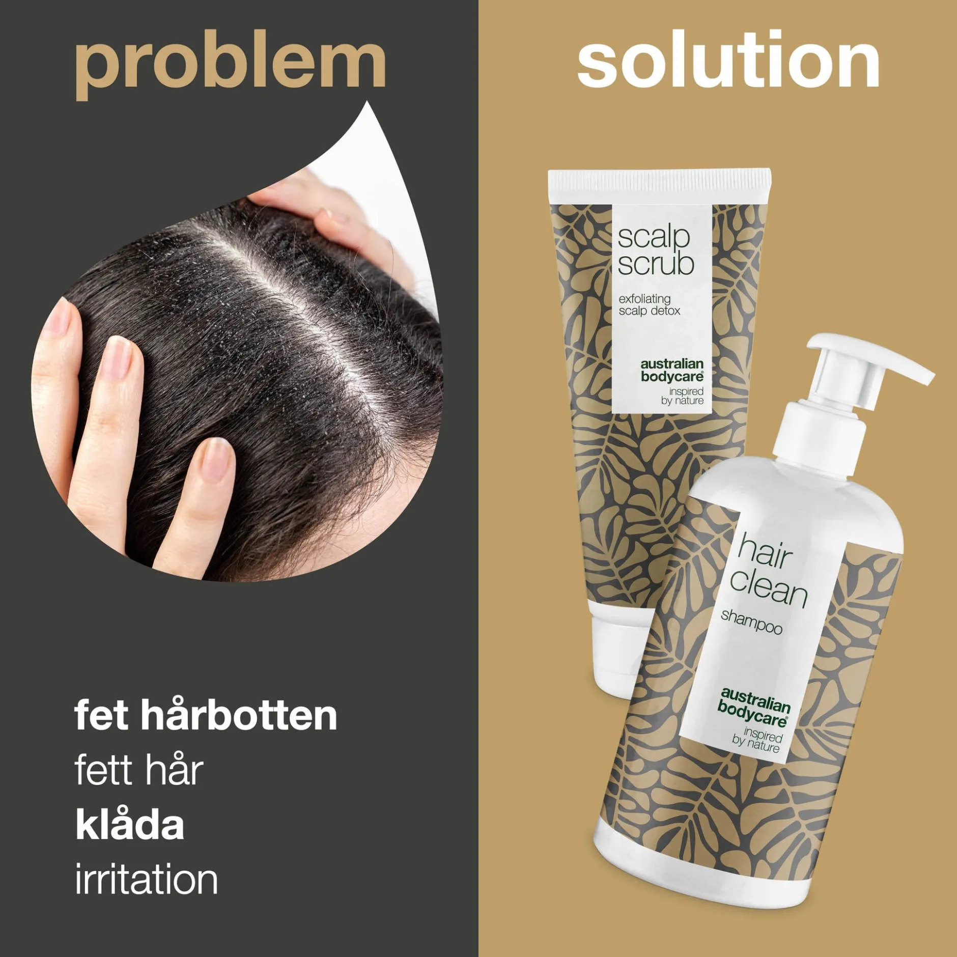 Australian Bodycare Scalp Detox Duo - 2-pack hårprodukter med tea tree oil