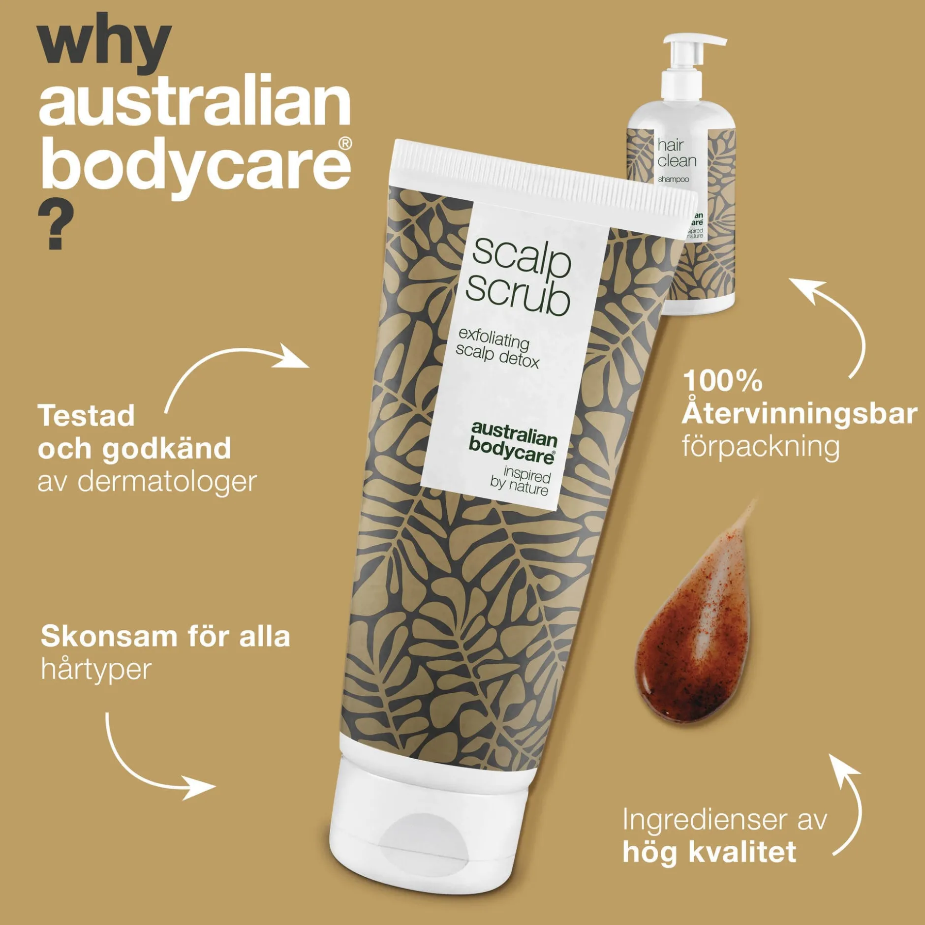 Australian Bodycare Scalp Detox Duo - 2-pack hårprodukter med tea tree oil