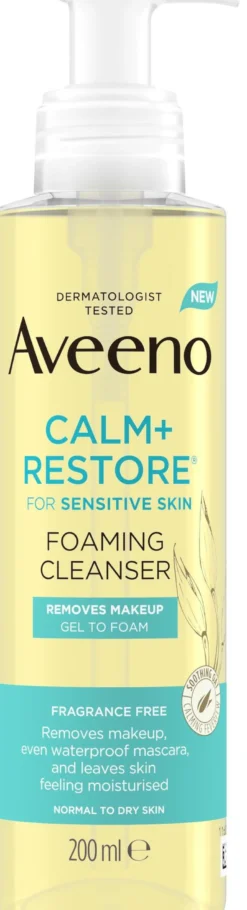 Aveeno Calm+Restore Foaming Cleanser 200 ml