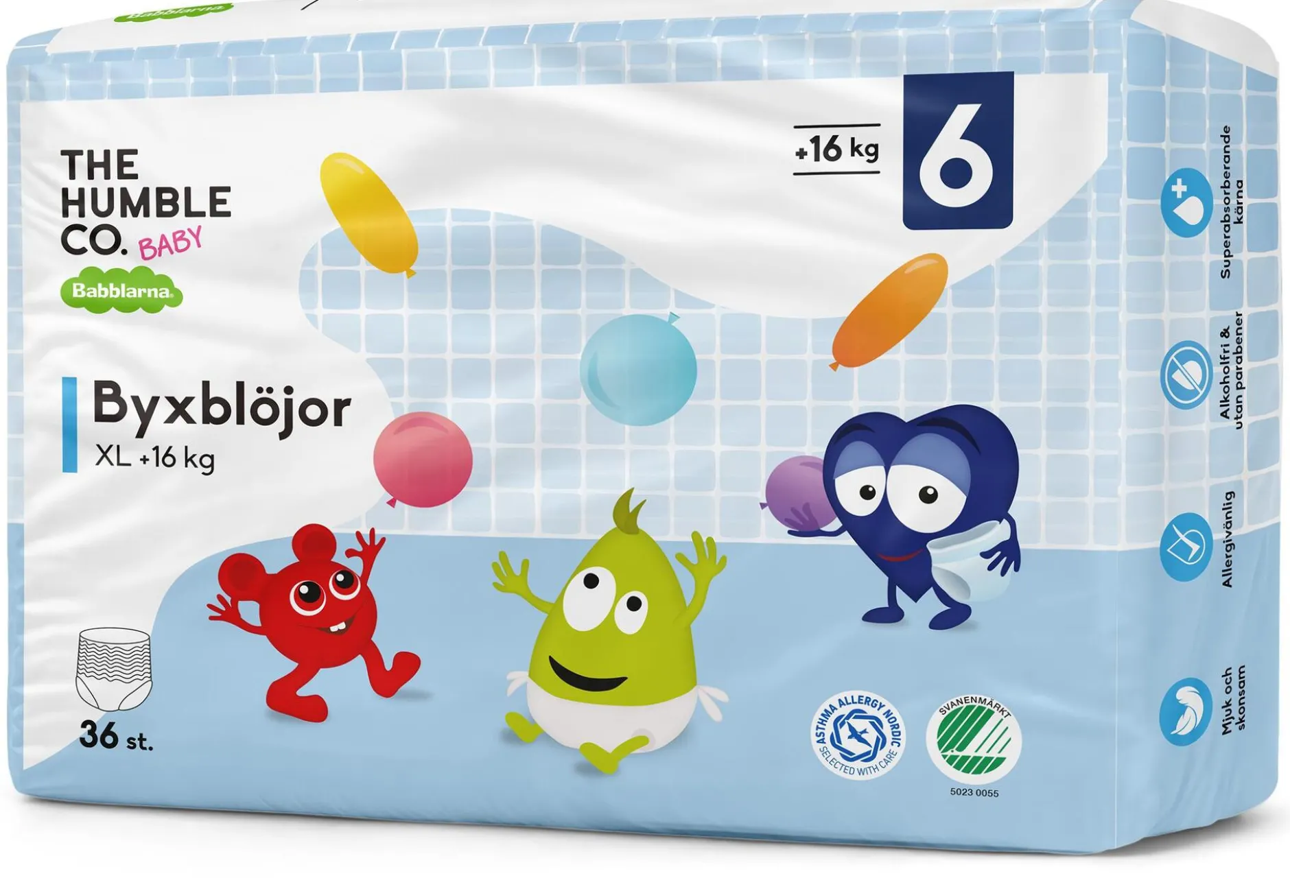 Babblarna Byxblöja Storlek 6 XL +16 kg