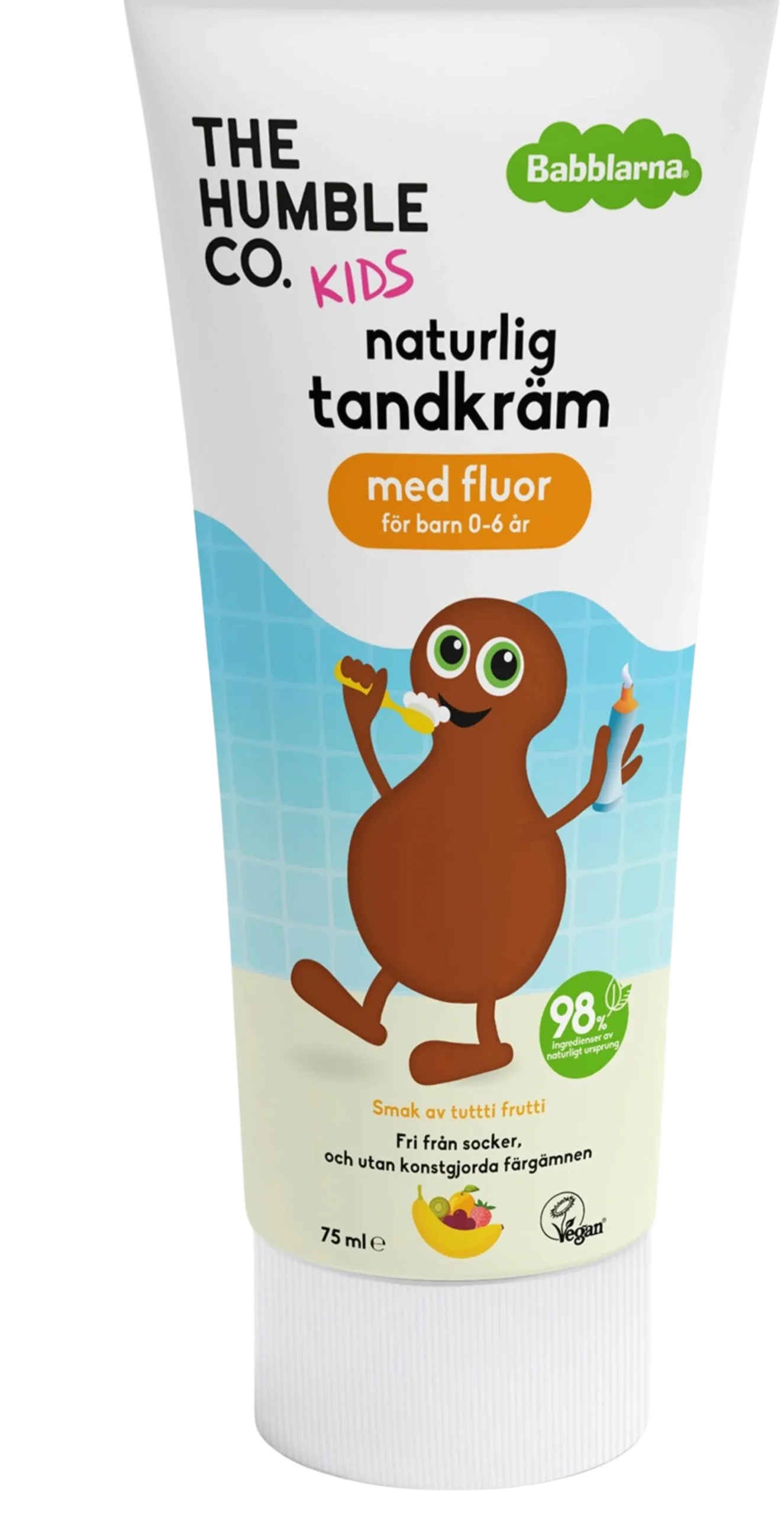 Babblarna Tandkräm Tutti Frutti med Flour 6 mån-6 år 75 ml