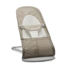 BabyBjörn Babysitter Balance Soft Mesh Gråbeige/Vit