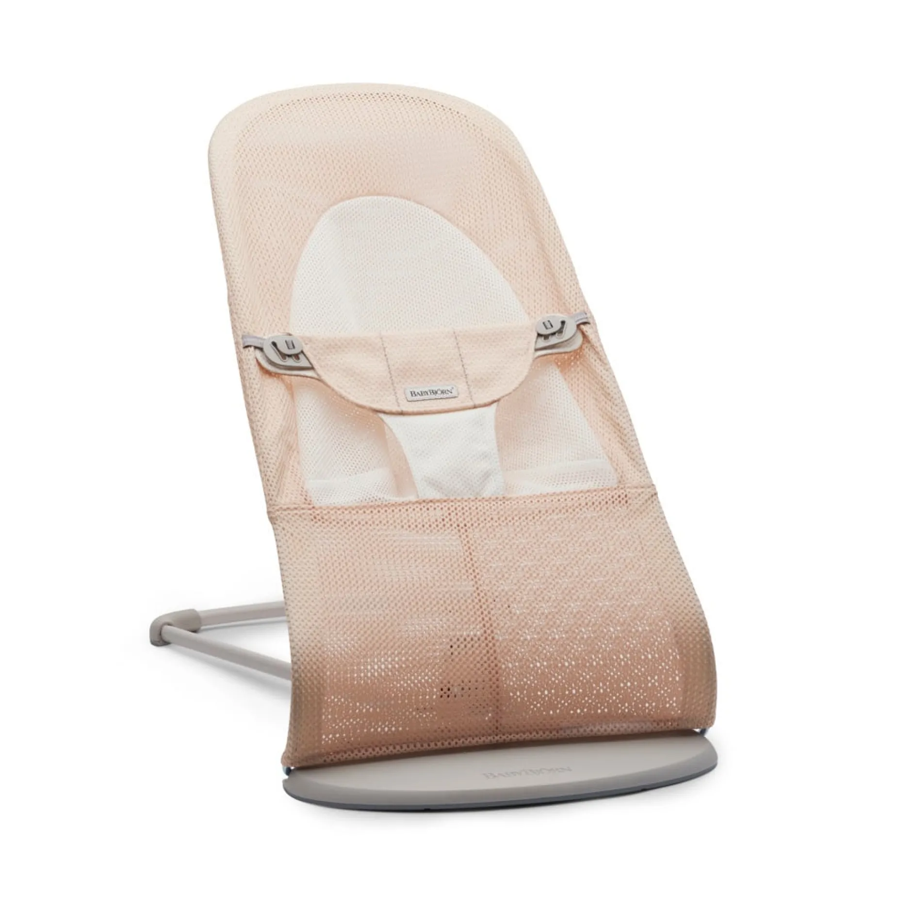 BabyBjörn Babysitter Balance Soft Mesh Pärlemorrosa/Vit