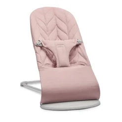 BabyBjörn Babysitter Bliss Vävd Bladmönstrad Quilt Antikrosa
