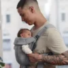 BabyBjörn Bärsele Mini 3D Jersey Ljusgrå