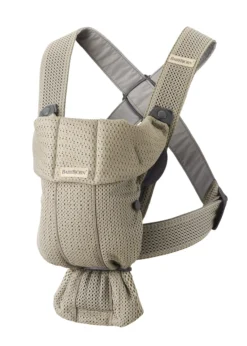 BabyBjörn Bärsele Mini 3D Mesh Gråbeige