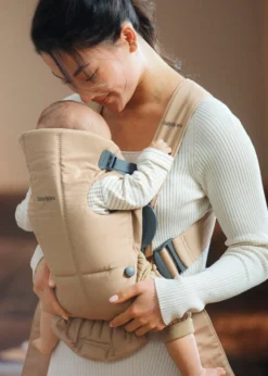 BabyBjörn Bärsele Mini Vävd Beige
