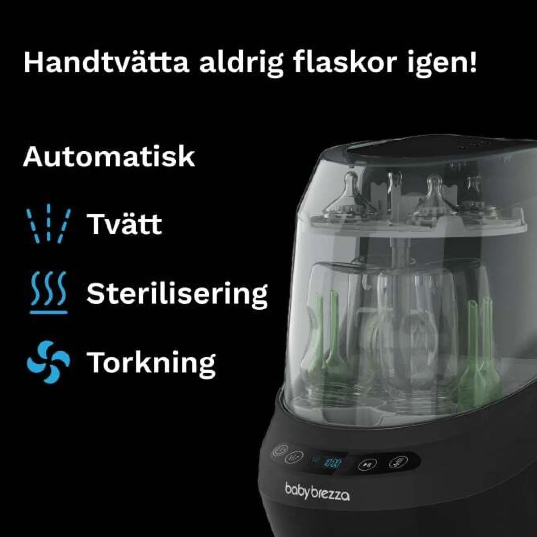 Baby Brezza Botlle Washer Pro BLACK
