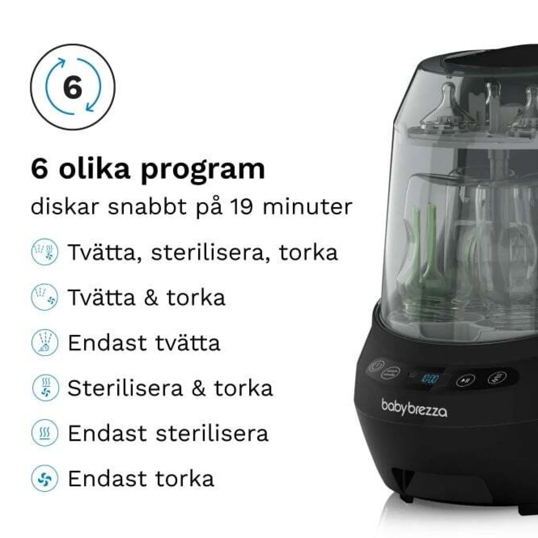 Baby Brezza Botlle Washer Pro BLACK