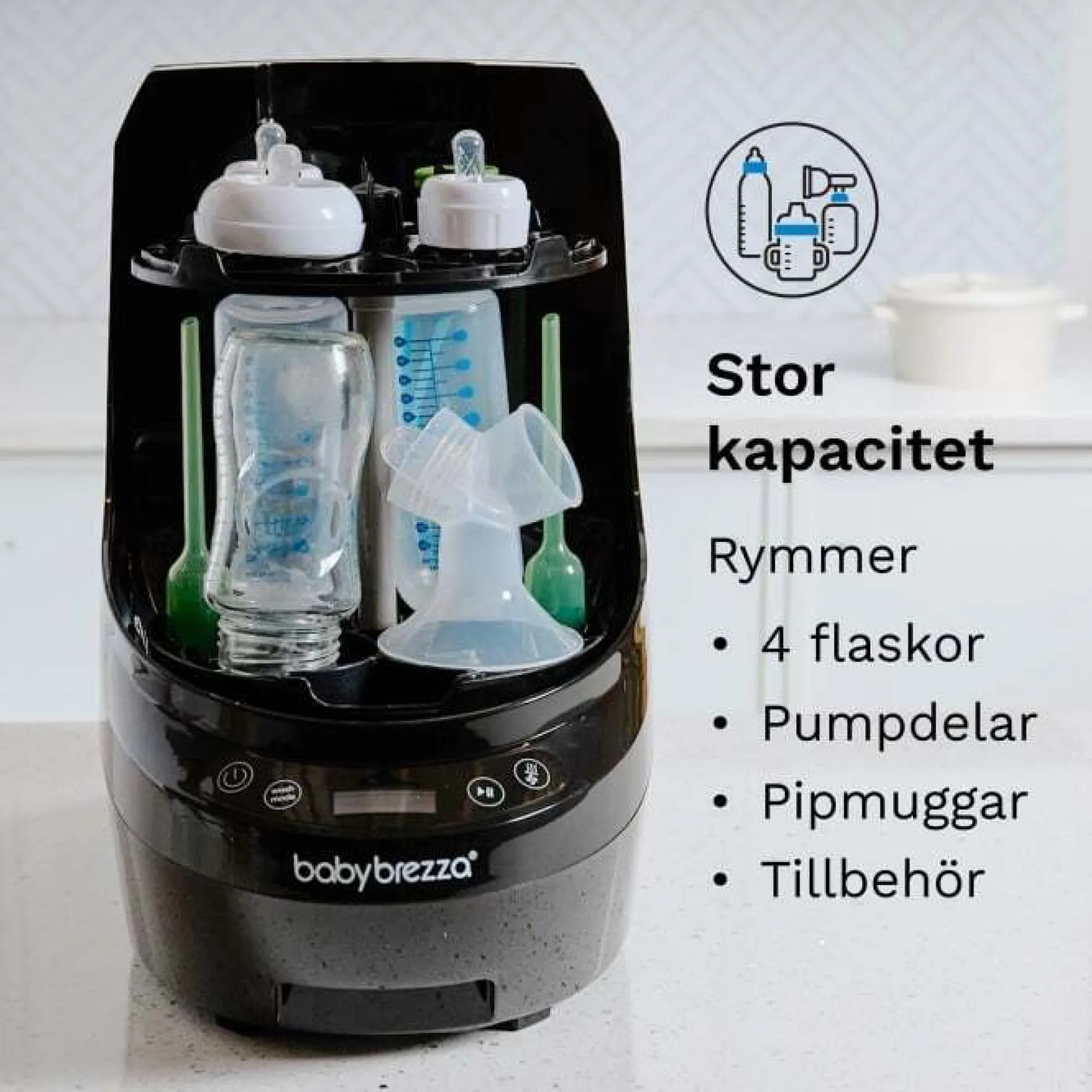 Baby Brezza Botlle Washer Pro BLACK