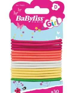 BaByliss Hårsnoddar Kids blandade färger 30 st