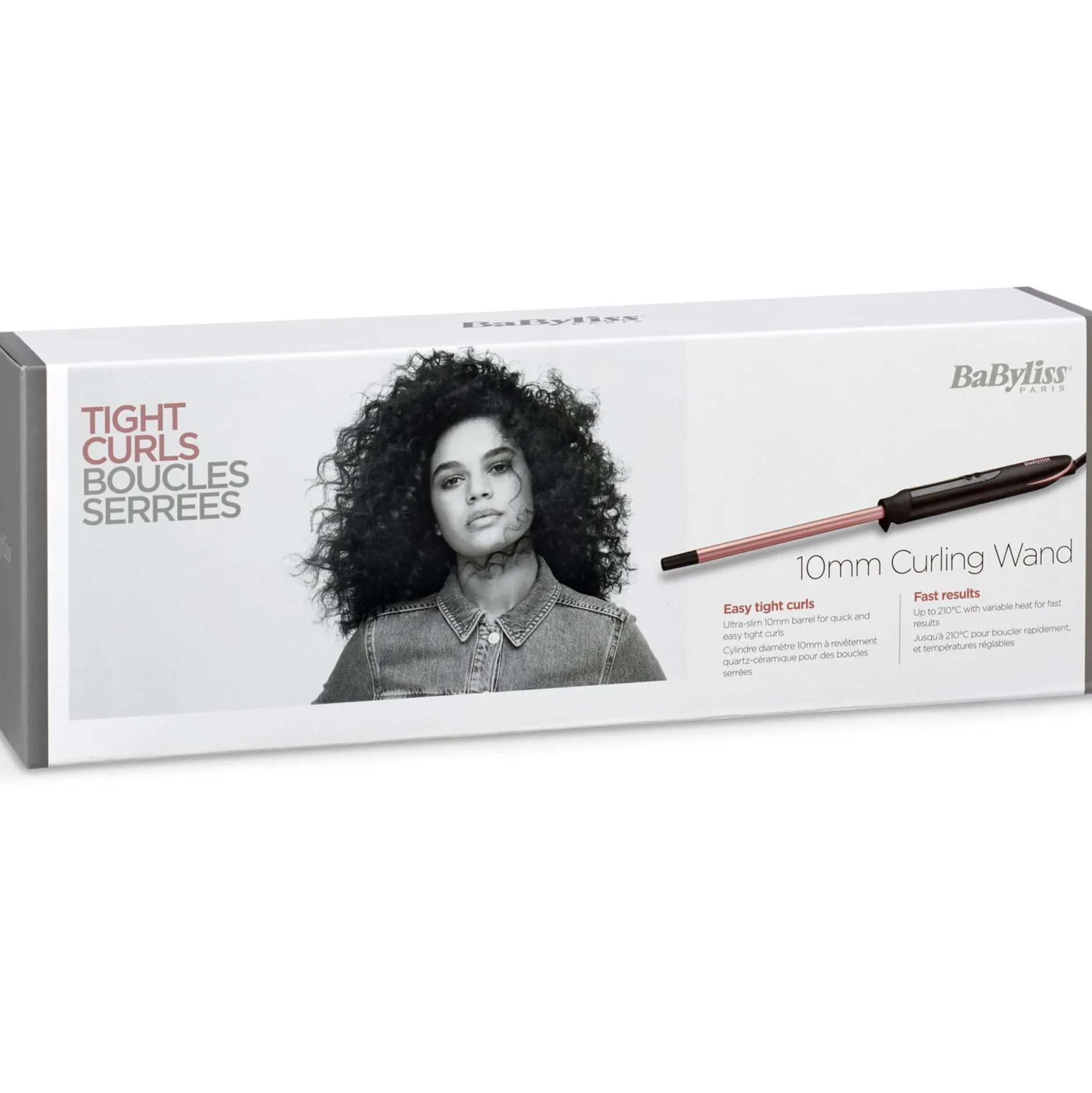 Babyliss Rose Quartz Thight Curls Wand C449E 1 st