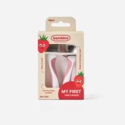 Bambino My first! FORK & SPOON cerise