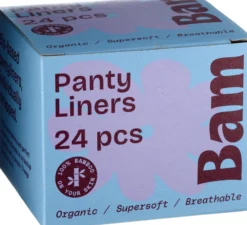 BAM Organic Bamboo Liners 24-pack