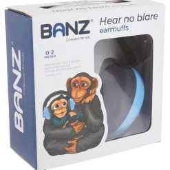 BANZ Hörselskydd Baby Sky Blue 0-3 år