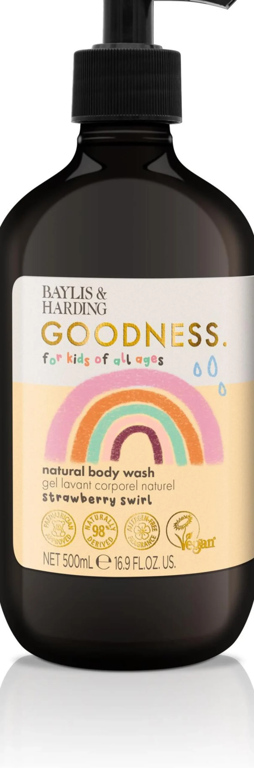 Baylis & Harding Goodness Kids Strawberry Swirl Body Wash 500 ml