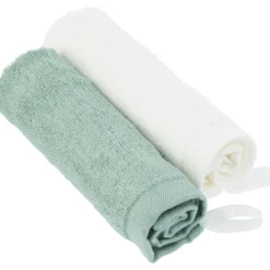 2B BABY Tvättlappar Bambu Granit Green 10 st