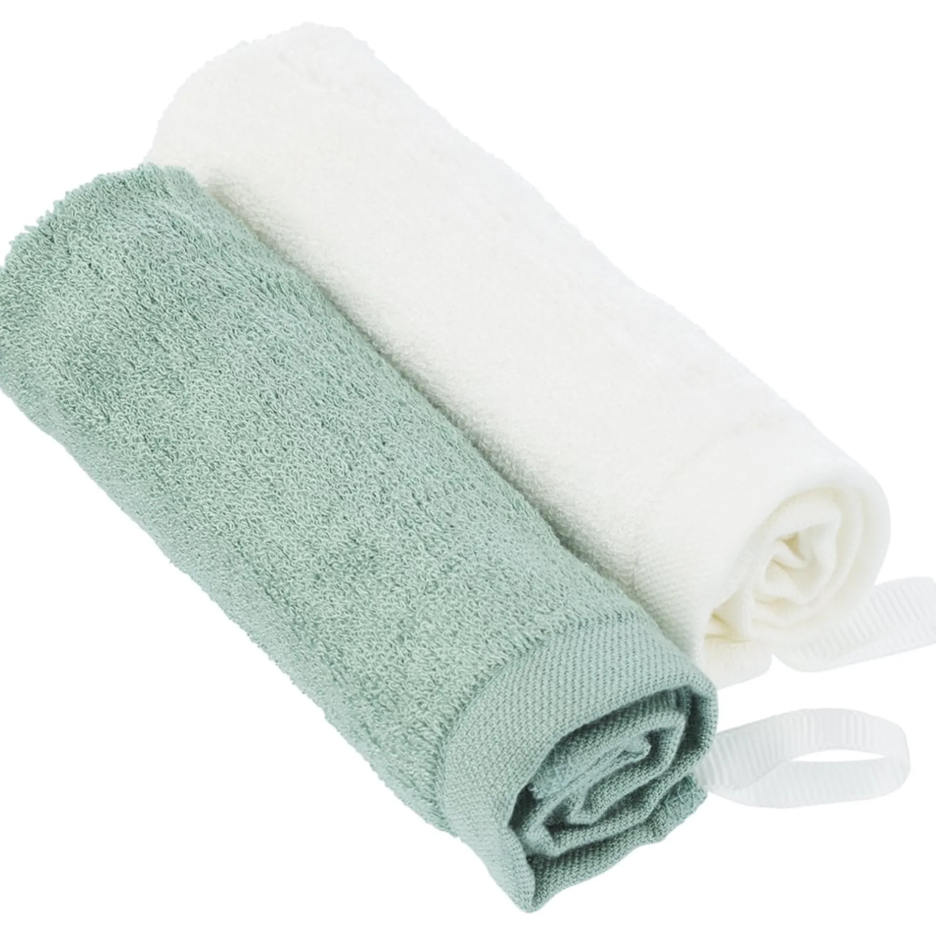 2B BABY Tvättlappar Bambu Granit Green 10 st