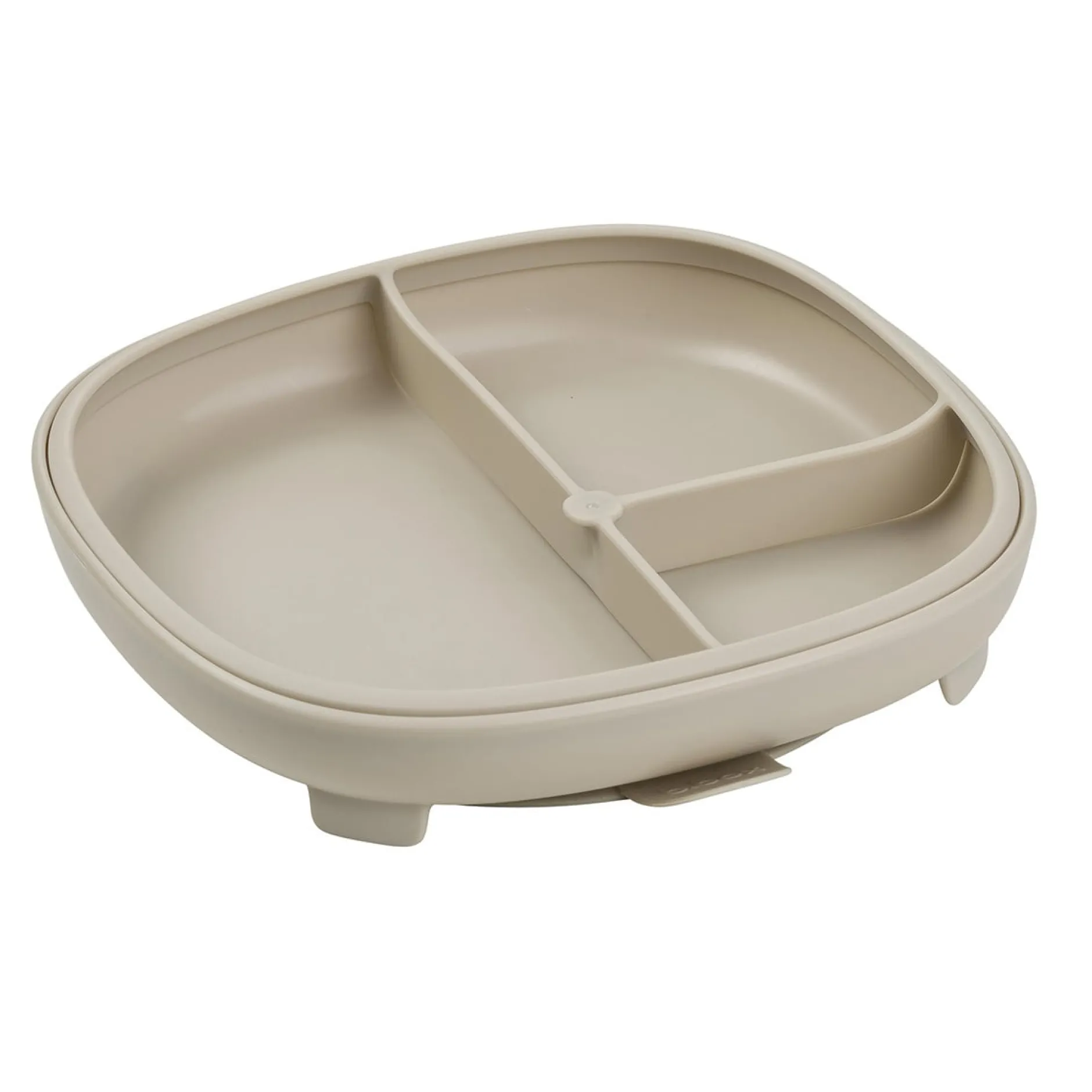 B.box 2 i 1 Tallrik med Sugfot Latte 380 ml