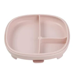 B.box 2 i 1 Tallrik med Sugfot Rosa 380 ml