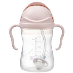 B.box Mugg Med Sugrör Rosa