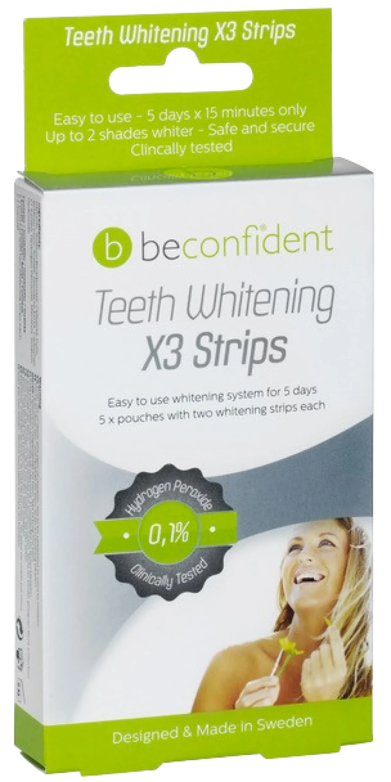 Beconfident Teeth Whitening X3 Strips 5 par