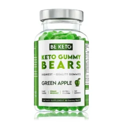 BeKeto Gummy Bears Green Apple 60 gummies
