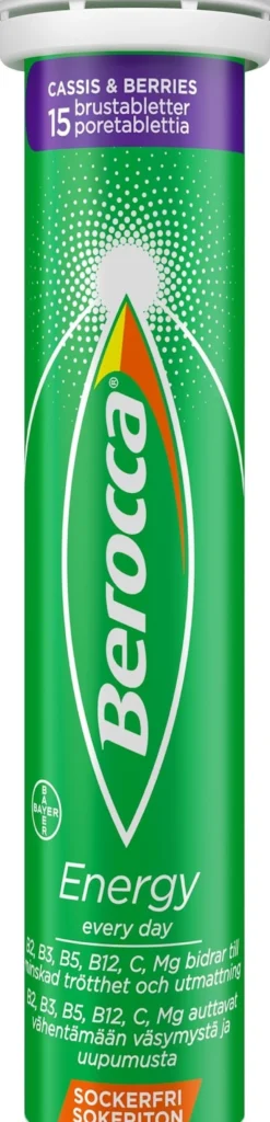 Berocca Energy Cassis & Berries 15 brustabletter